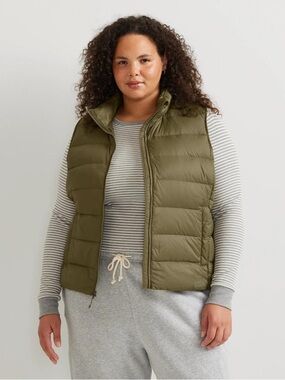 Eddie Bauer Green Women's CirrusLite Down Vest size XXL NEW NWT